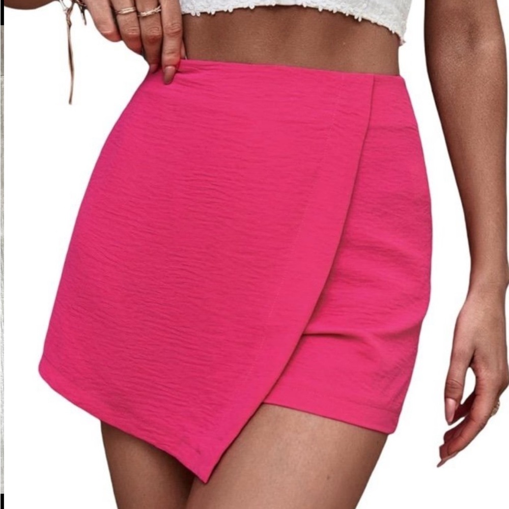 Amazon Women's Asymmetrical Pink Skirt